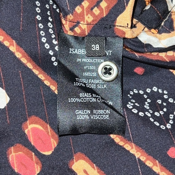 NWT Isabel Marant Silk Tốp - Picture 5 of 6